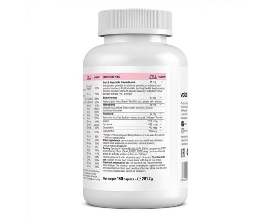 Придбати Ultra Women Multivitamin - 180 caps, image , зображення 3, характеристики, відгуки