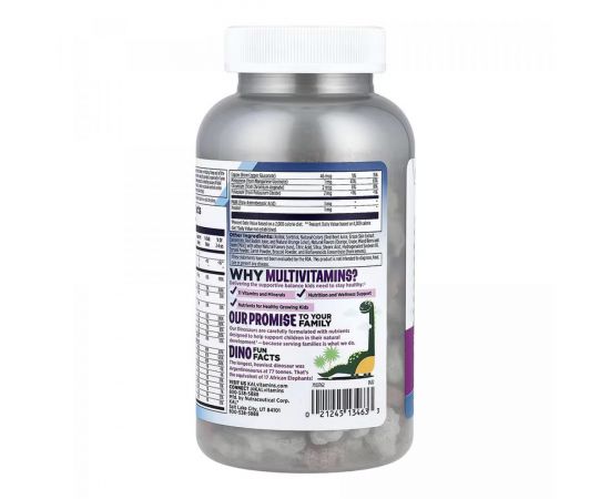 Придбати MultiSaurus - 180 chewables Berry Grape Orange, image , зображення 3, характеристики, відгуки