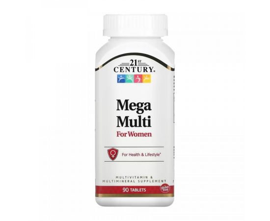Придбати Mega Multi For Women - 90 tabs, image , характеристики, відгуки