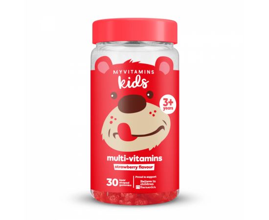 Придбати Kids Multivitamin - 30 gummies Strawberry, image , характеристики, відгуки