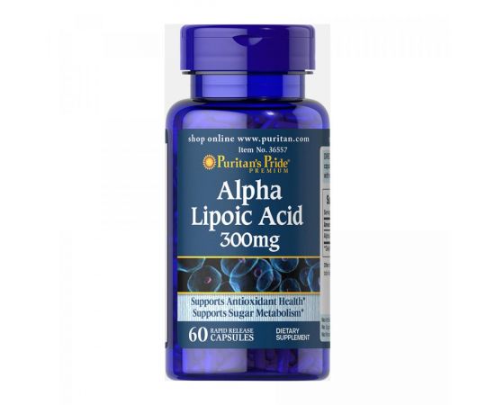 Придбати Alpha Lipoic Acid 300mg - 60 caps, image , характеристики, відгуки