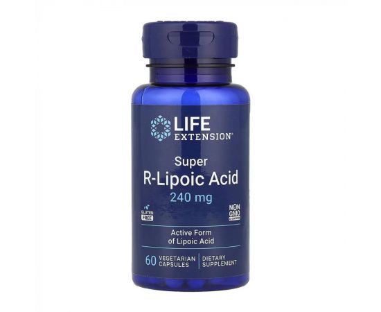 Придбати Super R-Lipoic Acid 240 mg - 60 vcaps, image , характеристики, відгуки