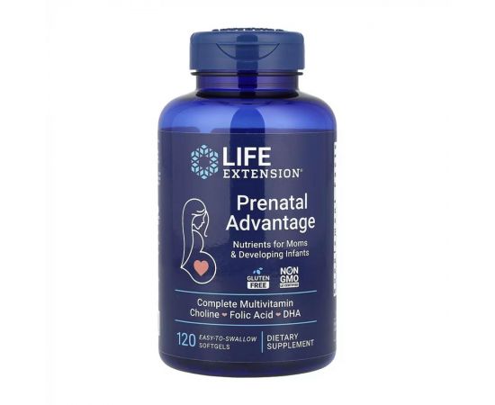 Придбати Prenatal Advantage - 120 easy-to-swallow softgels, image , характеристики, відгуки