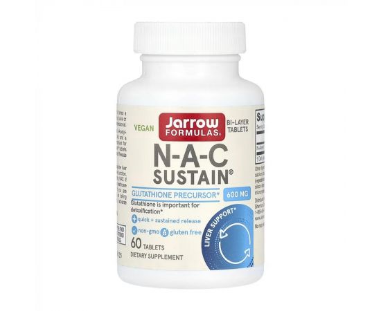 Придбати N-A-C Sustain® 600 mg - 60 caps, image , характеристики, відгуки