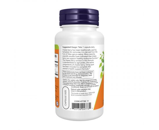 Придбати Chaste Berry Vitex Extract 300 mg - 90 vcaps, image , зображення 3, характеристики, відгуки