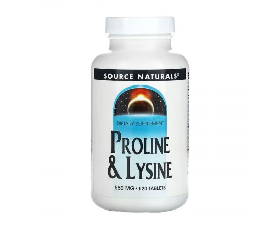 Придбати Proline & Lysine 550 mg - 120 tabs, image , характеристики, відгуки