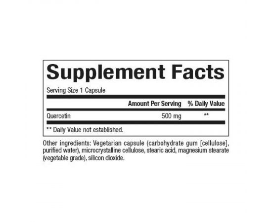 Придбати Quercetin 500mg - 60 vcaps, image , зображення 2, характеристики, відгуки