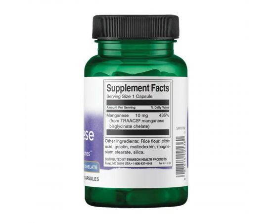 Придбати Albion Manganese 10mg - 180 caps, image , зображення 2, характеристики, відгуки