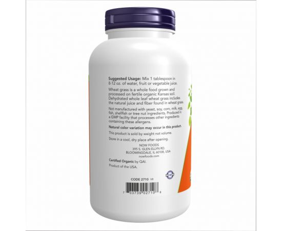 Придбати Wheat Grass Powder Organic - 9oz, image , зображення 3, характеристики, відгуки