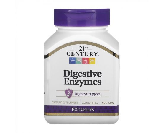 Придбати Digestive Enzymes - 60 caps, image , характеристики, відгуки