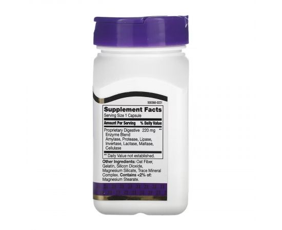 Придбати Digestive Enzymes - 60 caps, image , зображення 2, характеристики, відгуки