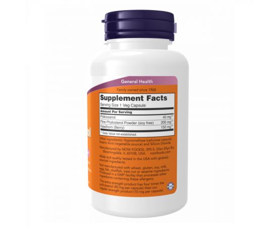 Придбати Policosanol 40mg Plus - 90 vcaps, image , зображення 2, характеристики, відгуки