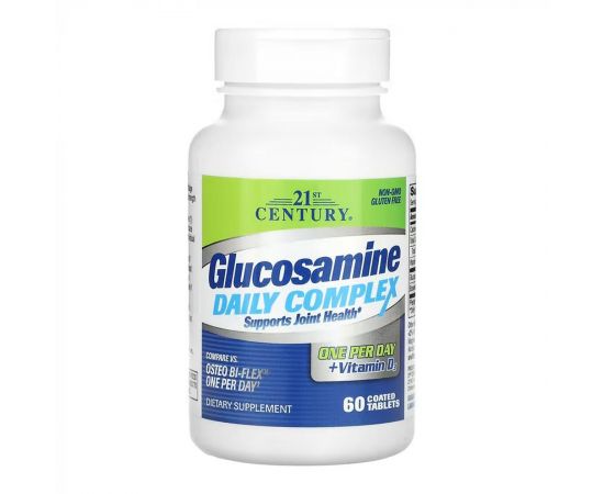 Придбати Glucosamine Daily Complex + D - 60 tabs, image , характеристики, відгуки
