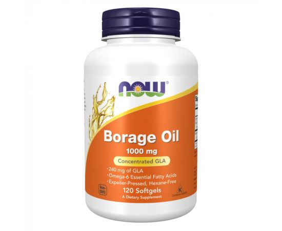 Придбати Borage Oil 1000 mg - 120 sgels, image , характеристики, відгуки