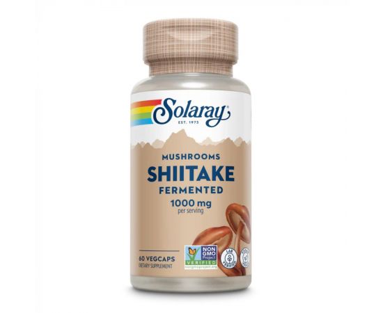 Придбати Fermented Shiitake Mushroom 1000mg - 60 vcaps, image , характеристики, відгуки