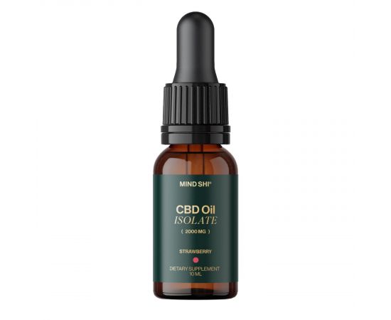 Придбати CBD Oil Isolate 2000 mg Strawberry - 10 ml, image , зображення 6, характеристики, відгуки