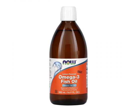 Придбати Omega-3 Fish Oil Liquid - 500ml, image , характеристики, відгуки
