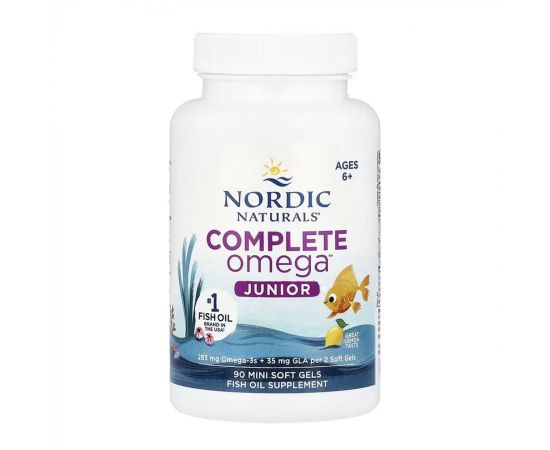 Купить Complete Omega Junior - 90 mini softgels, фото , изображение 3, характеристики, отзывы