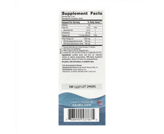 Придбати Baby's DHA - 60 ml, image , зображення 2, характеристики, відгуки