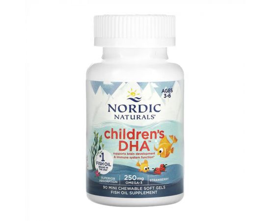 Придбати Children's DHA - 90 mini softgels, image , зображення 3, характеристики, відгуки
