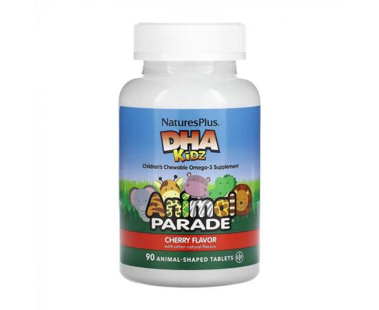 Придбати Kids Chewable DHA Omega-3 - 90 tabs Cherry, image , характеристики, відгуки