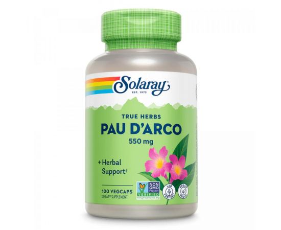 Придбати Pau D'Arco Bark 550mg - 100 vcaps, image , характеристики, відгуки