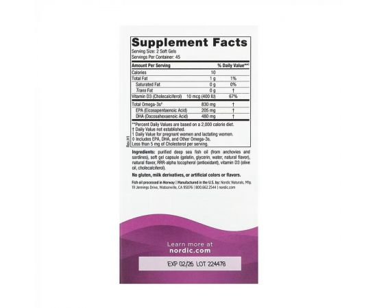 Придбати Prenatal DHA - 90 softgels Strawberry, image , зображення 2, характеристики, відгуки