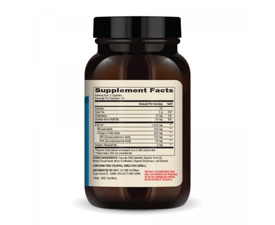 Придбати Krill Oil - 60 caps, image , зображення 2, характеристики, відгуки