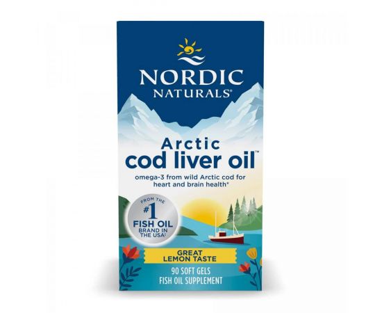 Придбати Arctic Cod Liver Oil - 90 softgels, image , характеристики, відгуки