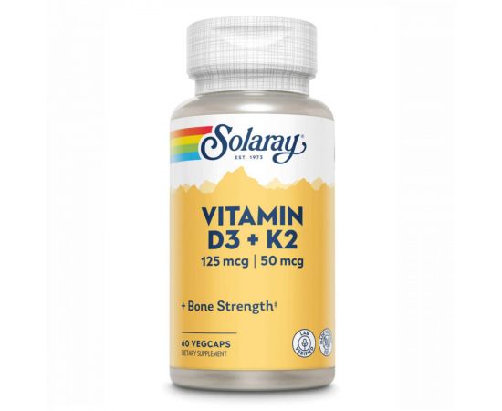 Придбати Vitamin D-3 & K-2 - 60 vcaps, image , характеристики, відгуки