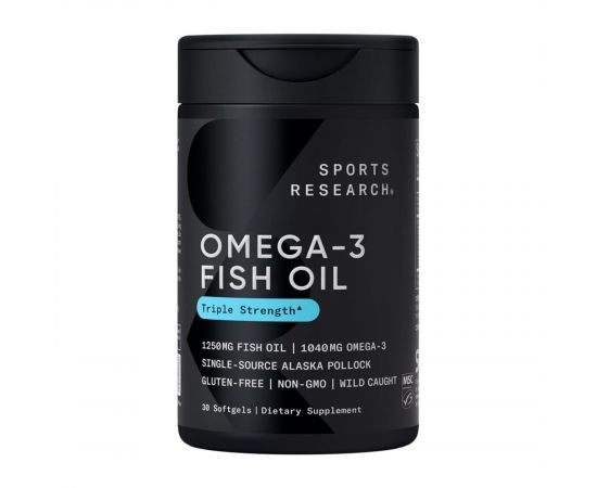 Придбати Omega-3 Fish Oil Alaska Pollock 1250mg - 30 softgels, image , характеристики, відгуки