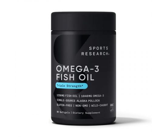 Придбати Omega-3 Fish Oil Alaska Pollock 1250mg - 90 softgels, image , характеристики, відгуки
