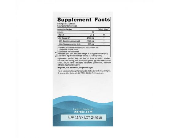 Придбати Ultimate Omega 2X - 60 softgels, image , зображення 2, характеристики, відгуки