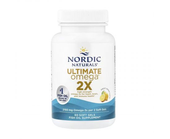 Придбати Ultimate Omega 2X - 60 softgels, image , зображення 3, характеристики, відгуки