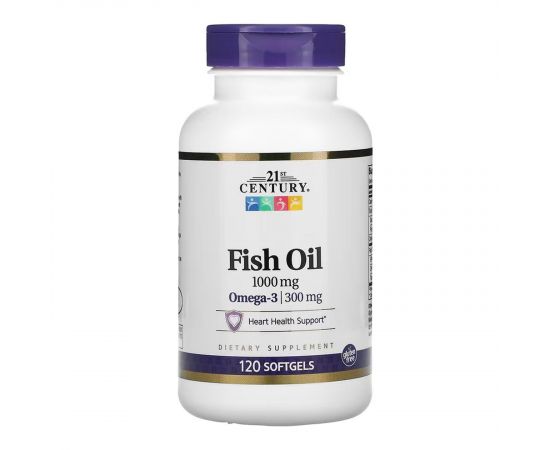 Придбати Fish Oil 1000 mg - 120 softgels, image , характеристики, відгуки