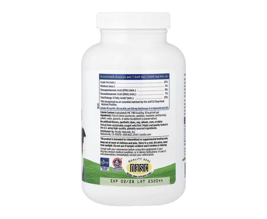 Придбати Omega-3 Pet - 180 softgels, image , зображення 2, характеристики, відгуки