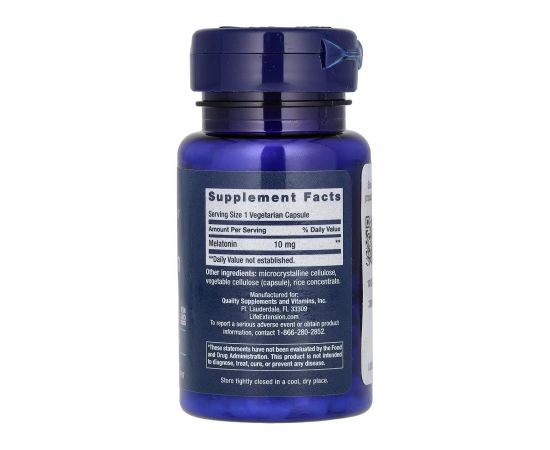 Придбати Melatonin 10 mg - 60 veg caps, image , зображення 2, характеристики, відгуки