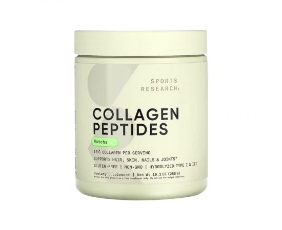 Придбати Collagen Peptides Organic Matcha - 288g Green Tea, image , характеристики, відгуки