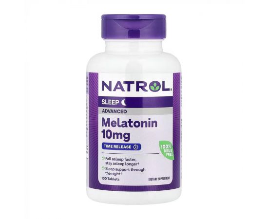 Придбати Advanced Sleep Melatonin 10mg - 100 tabs, image , зображення 3, характеристики, відгуки