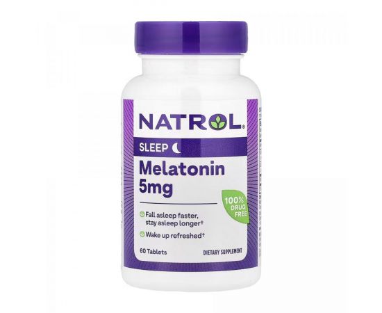 Придбати Melatonin 5mg - 60 tabs, image , характеристики, відгуки