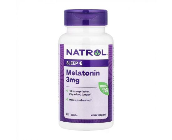Придбати Melatonin 3mg - 120 tabs, image , характеристики, відгуки