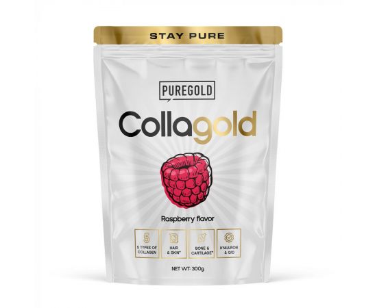 Придбати CollaGold - 300g Raspberry, image , характеристики, відгуки