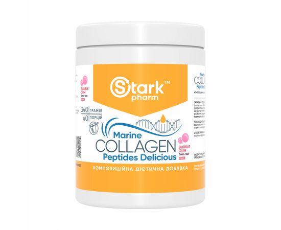 Купить Marine Collagen Peptides Delicious - 340g Buble Gum, фото , характеристики, отзывы
