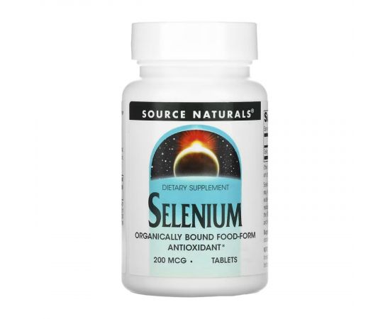 Придбати Selenium 200mcg - 60 tabs, image , характеристики, відгуки