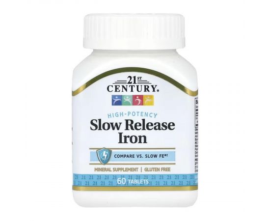 Придбати Iron Slow Release - 60 tabs, image , характеристики, відгуки