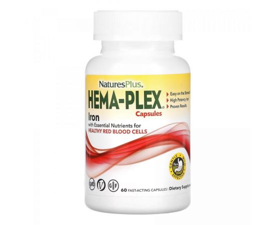Придбати Hema-Plex - 60 vcaps, image , характеристики, відгуки