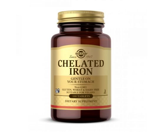 Придбати Chelated Iron - 100 tabs, image , характеристики, відгуки