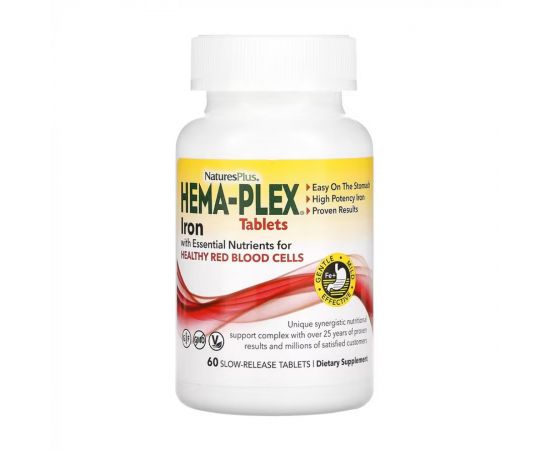 Придбати Hema-Plex - 60 tabs, image , характеристики, відгуки