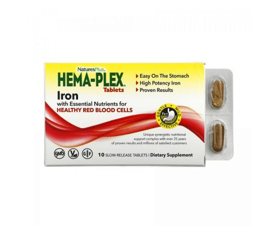 Придбати Hema-Plex -10 tabs, image , характеристики, відгуки
