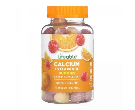 Придбати Calcium + Vitamin D Adult - 60 gummies, image , характеристики, відгуки